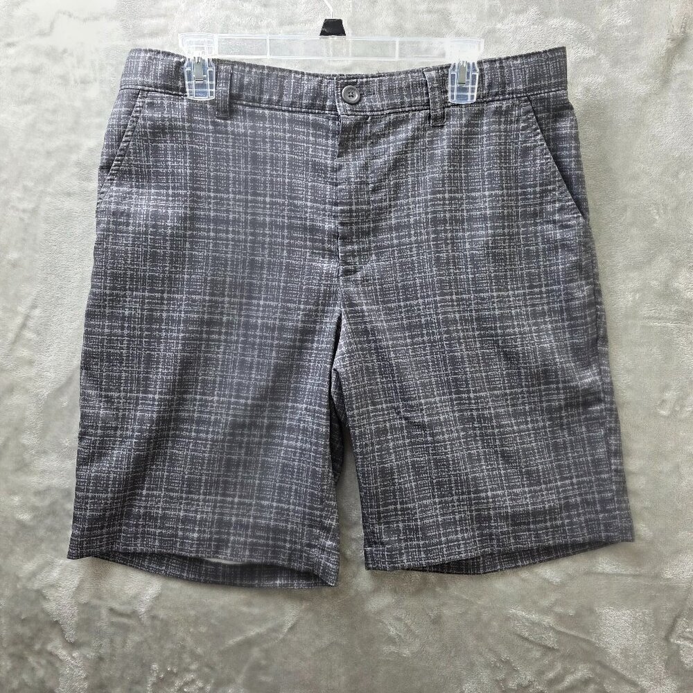 Greg Norman Golf Shorts Gray‎ Mens 34 Slim Fit